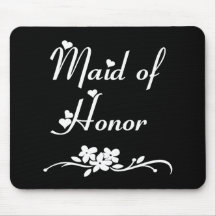 Classic Maid Of Honour Mouse Pad