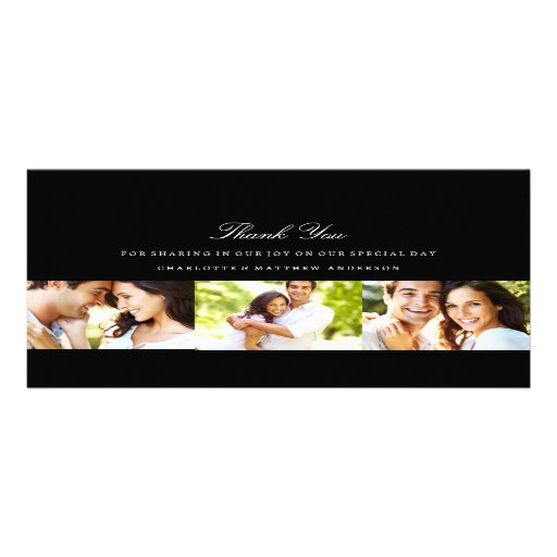 CLASSIC MARRIAGE | WEDDING PHOTO THANK YOU CARD ANNOUNCEMENTS