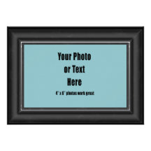 Classic Matte Black Frame Invite