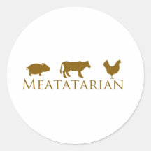 Classic Meatatarian Sticker