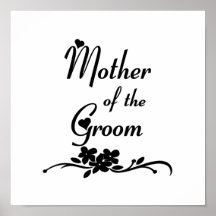 Classic Mother of the Groom Poster