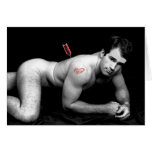 Classic Nude Man 2a - Valentine Card