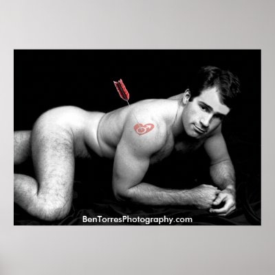 Classic Nude Man 2a - Valentine Posters by LoveMale
