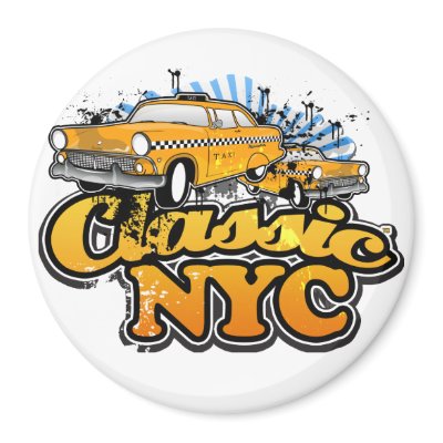 Classic NYC Magnet by bartonleclaydesign