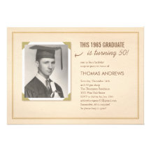 Classic Old Photo Surprise Birthday Invitation