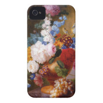 Classic painting of roses tulips & peonies flowers case-mate iphone 4 cases