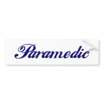 Classic Paramedic bumper stickers
