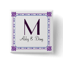 Classic purple and blue diy logo