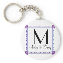 Classic purple and blue diy logo