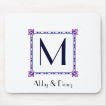 Classic purple and blue diy logo