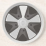 Classic racing car gift: 911 inspired Fuchs wheel Drink Coaster