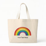Classic Rainbow Totes- Custom, Personalized Canvas Bag