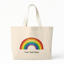 Classic Rainbow Totes- Custom, Personalized Canvas Bag