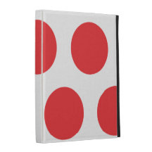 Classic red and White Polka Dot iPad Cases