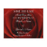 Classic Red Rose Save the Date Wedding Postcard