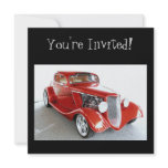 Classic Red Vintage Car -  You're Invited!