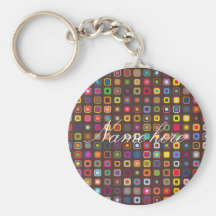 classic retro - Customize it! Key Chain