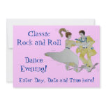 Classic Rock and Roll Dancing Invitation