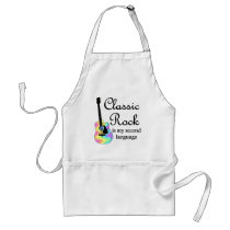 Classic Rock is my second language Aprons