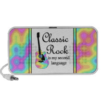 Classic Rock  is my second language Mini Speakers