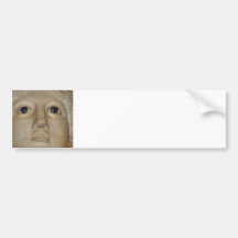 Classic Roman Beauty Bumper Sticker
