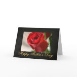 Classic Rose Mothers Day Greeting Card