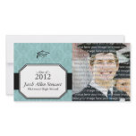 Classic School Graduation Photo Announcement Cards photo cards