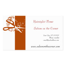 Classic Scissors Salon Hair Stylist Hairdresser Business Card Templates