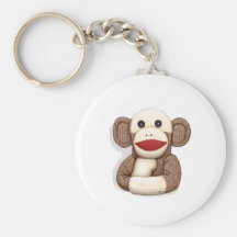 Classic Sock Monkey Key Chains