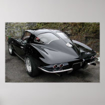 Classic Split Window Car Poster