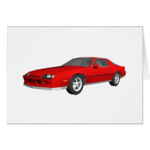 Classic Sports Car: 3D Model: Card