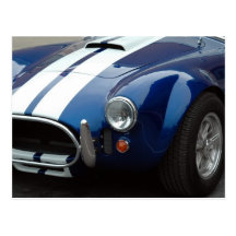 Classic sports car post cards