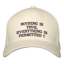 Classic statement embroidered baseball cap