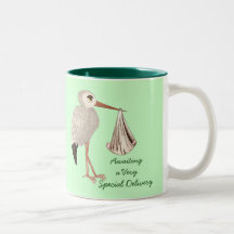 Classic Stork (Neutral) 1 (Baby Shower) Coffee Mug