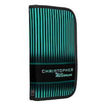 Classic Striped Smartphone Rickshaw Folio Planners