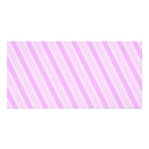 Classic Stripes Pink Candy girly backgrounds Photo Card