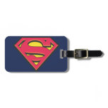 Classic Superman Logo luggage tags