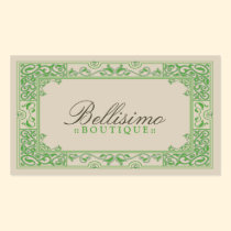 Classic Vignette Business Card Design (apple) business cards