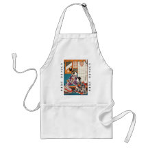 Classic vintage japanese ukiyo-e geishas Utagawa Apron