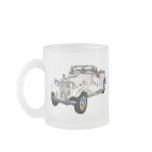 Classic White and Gold MG Convertible Mug