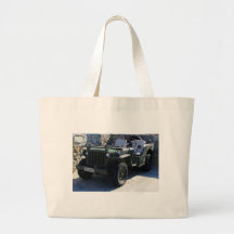 Classic Willy's Jeep. Canvas Bag
