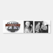 Classic Wrestling Bumper Sticker