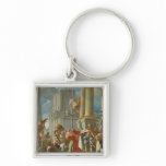 Classical Construction Scene Key Chains