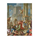 Classical Construction Scene Postcard