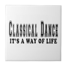 Classical Dance It's way of life Ceramic Tiles