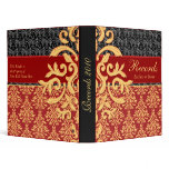 Classical Elegance Gilded Damask Notebook Binder