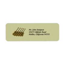 Classical Guitars Return Address Labels