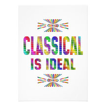 Classical is Ideal Custom Invitations