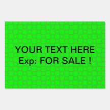 Classical light green Yard Sign
