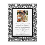 Classical Wedding Thank You Postcard